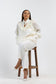 CREAM RUFFLE BLOUSE