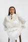 CREAM RUFFLE BLOUSE