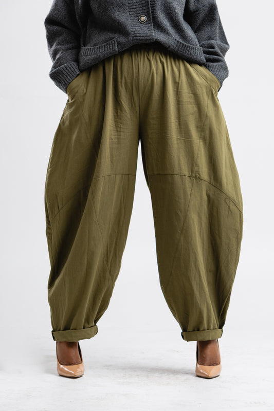 Olive Barrel pants