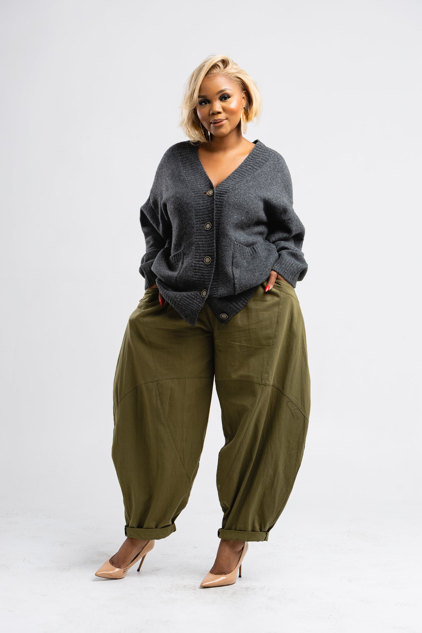 Olive Barrel pants