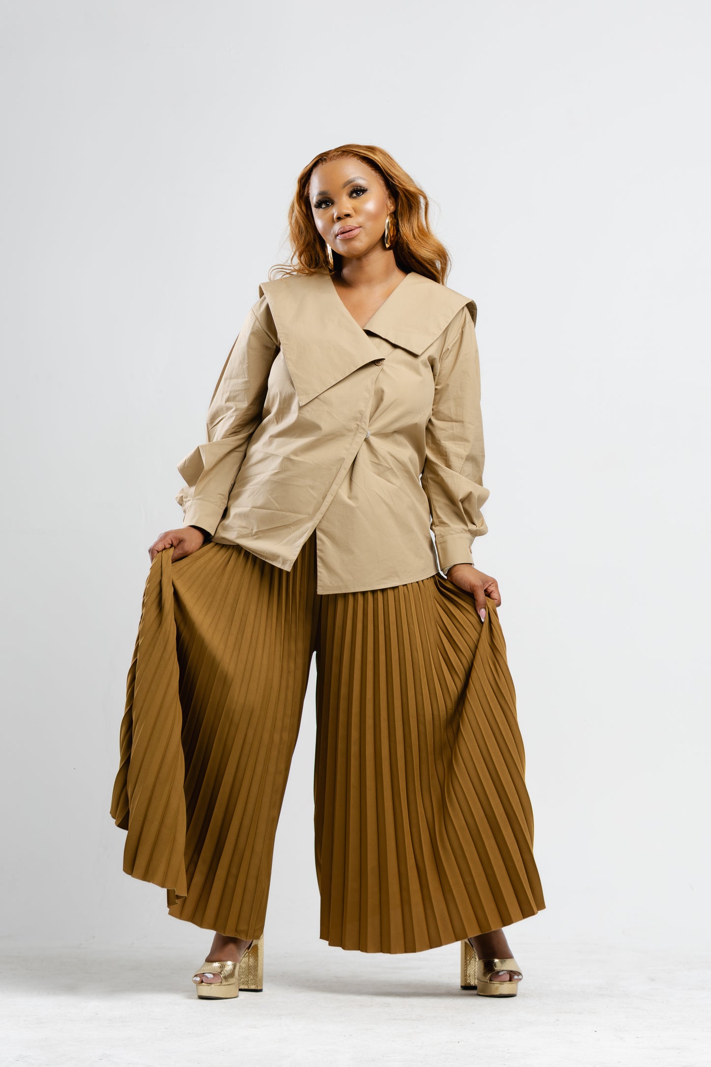 Pleated Pallazo pants