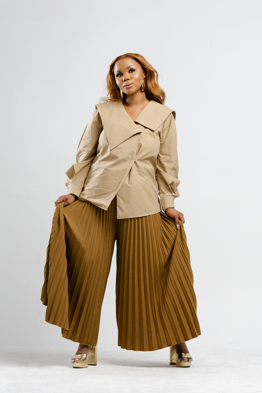 Pleated Pallazo pants