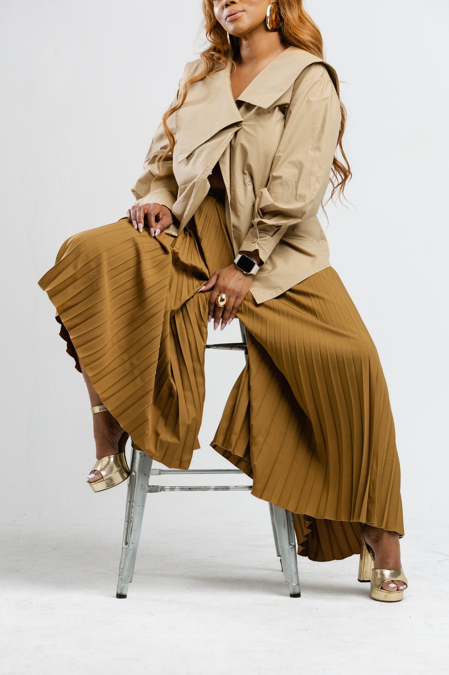 Pleated Pallazo pants