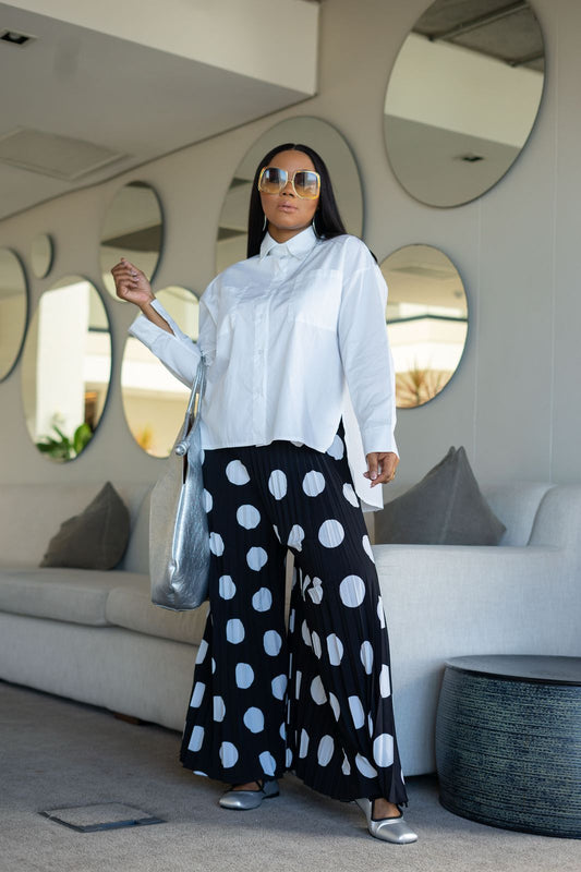 Polkadot Pallazo Pants