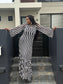 The Monochrome Mesh Dress