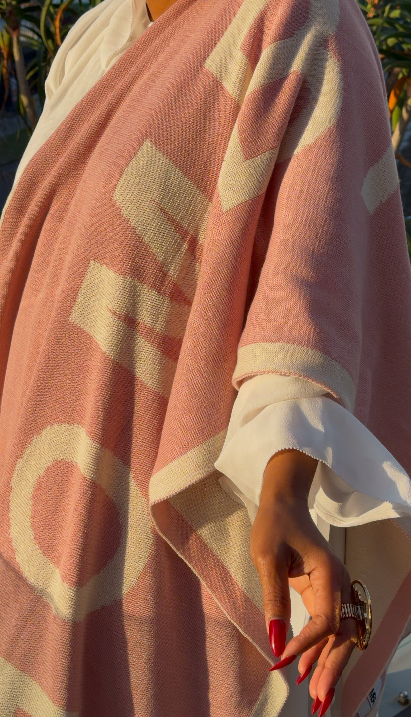 Dirty Pink Shawl