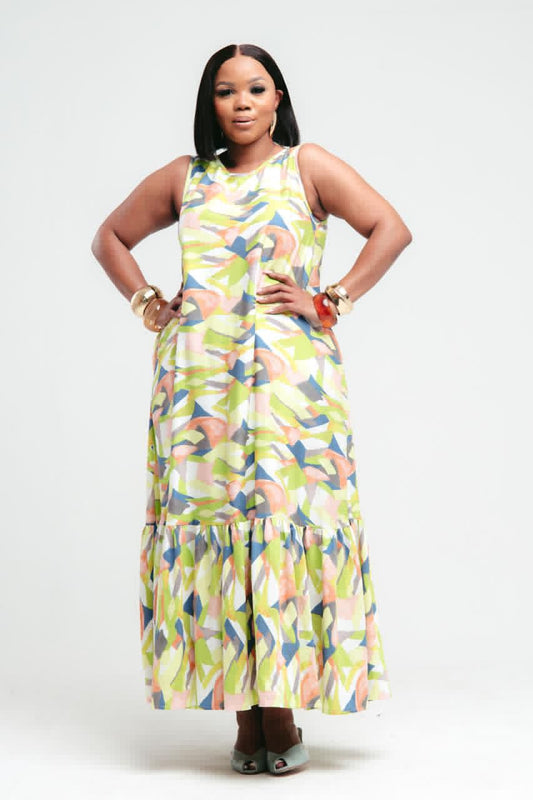 Amalfi Abstract Dress