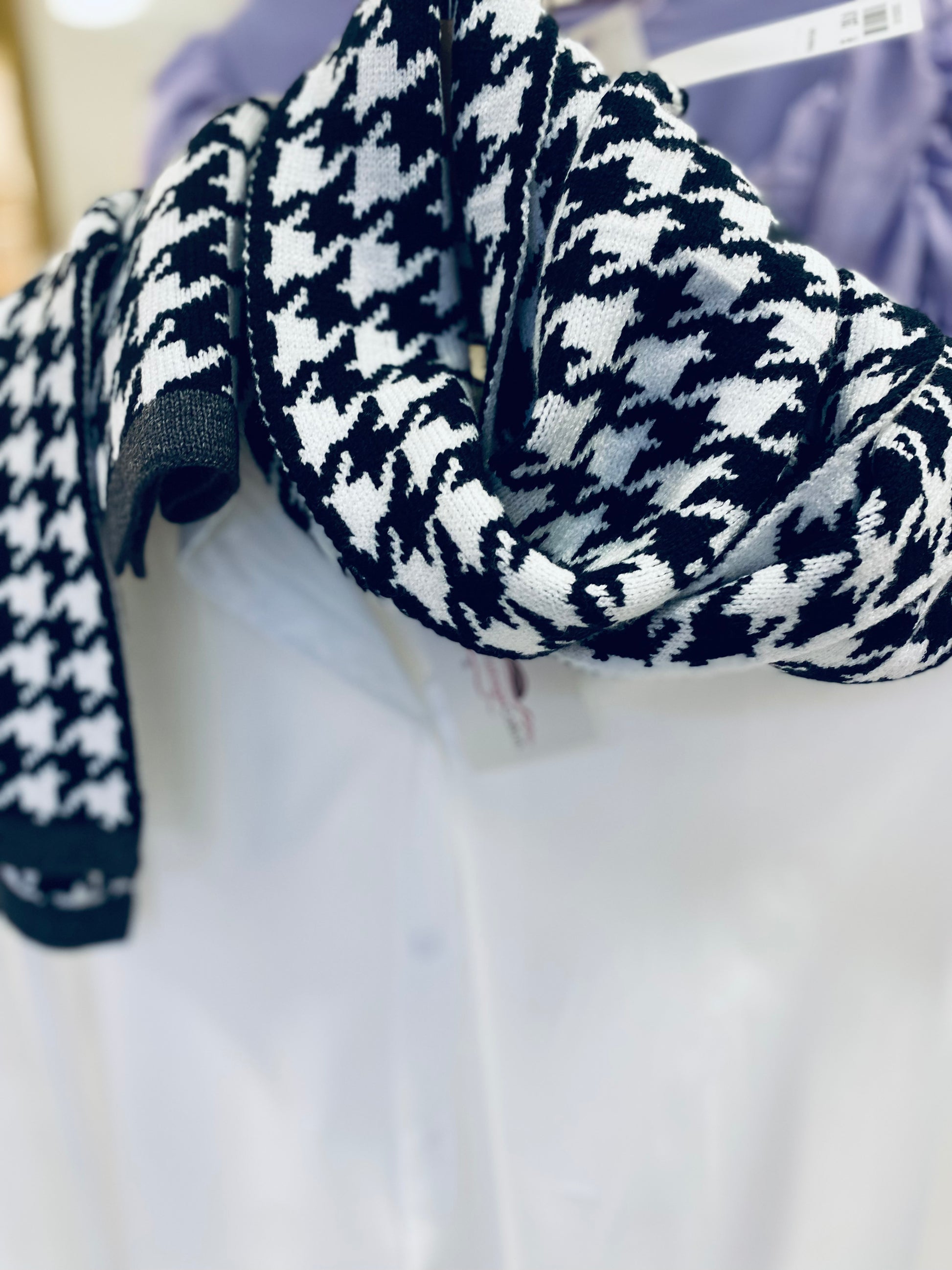 Houndstooth Scarf (7754431266982)