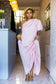 Blush Grecian Dress