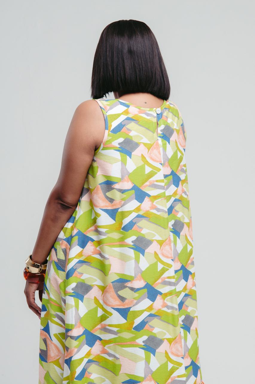 Amalfi Abstract Dress