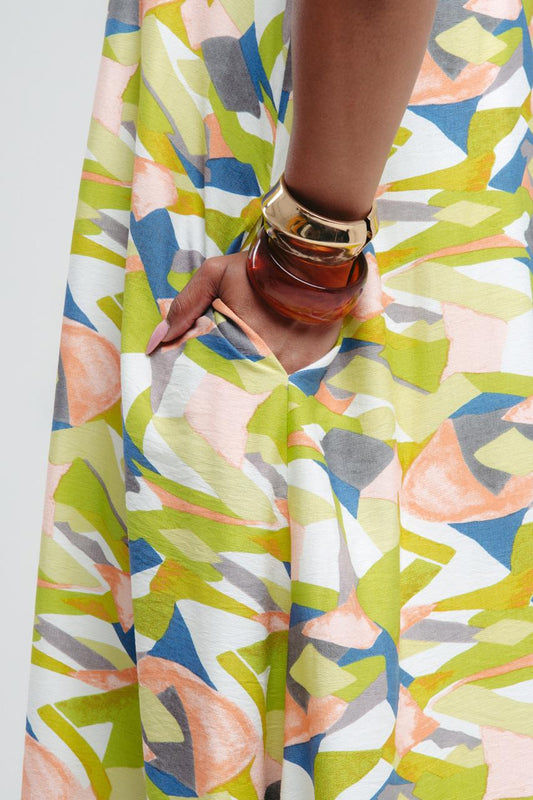 Amalfi Abstract Dress
