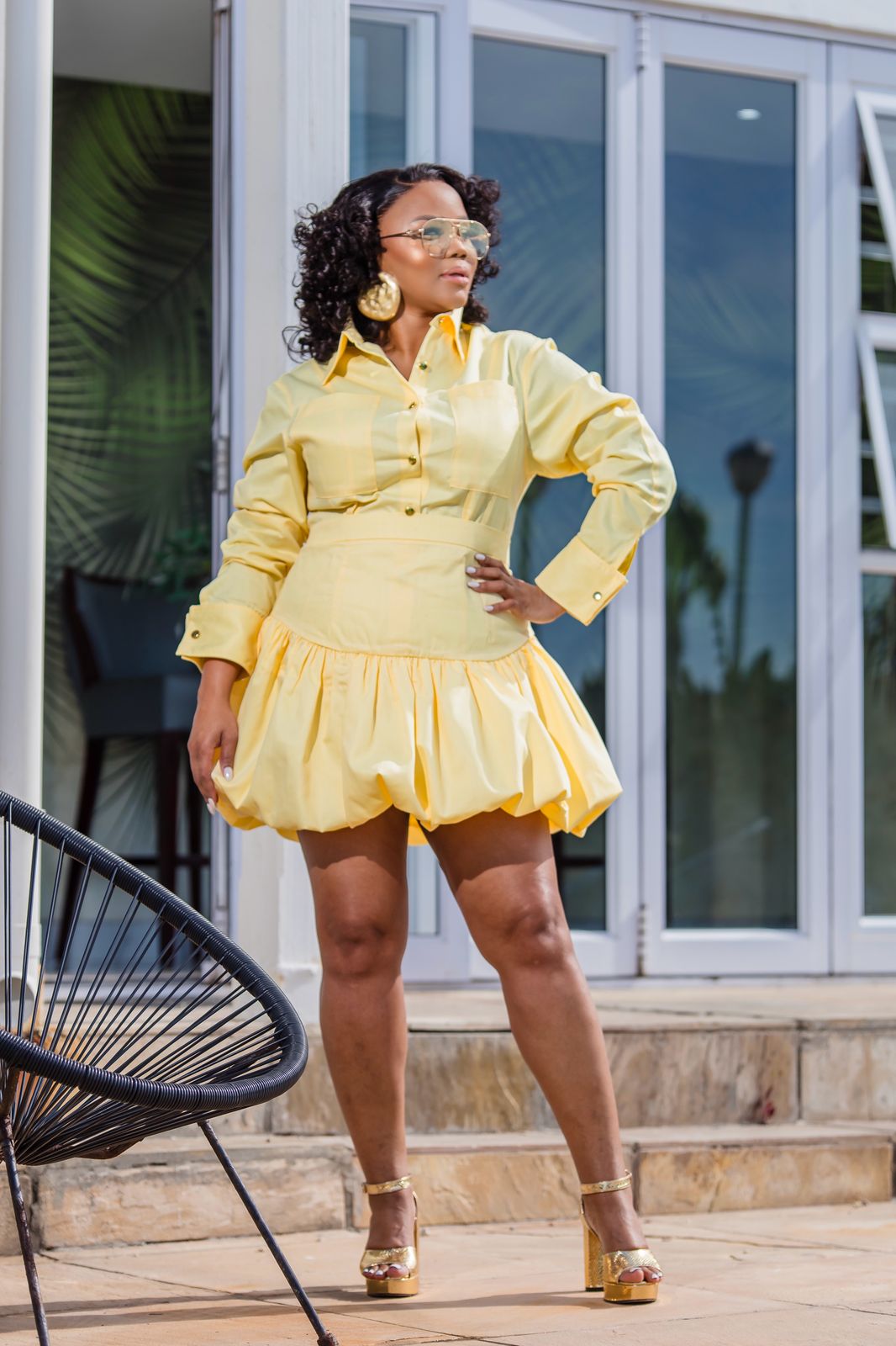 Butter Balloon Skirt Set ( Avail on Pre Order )