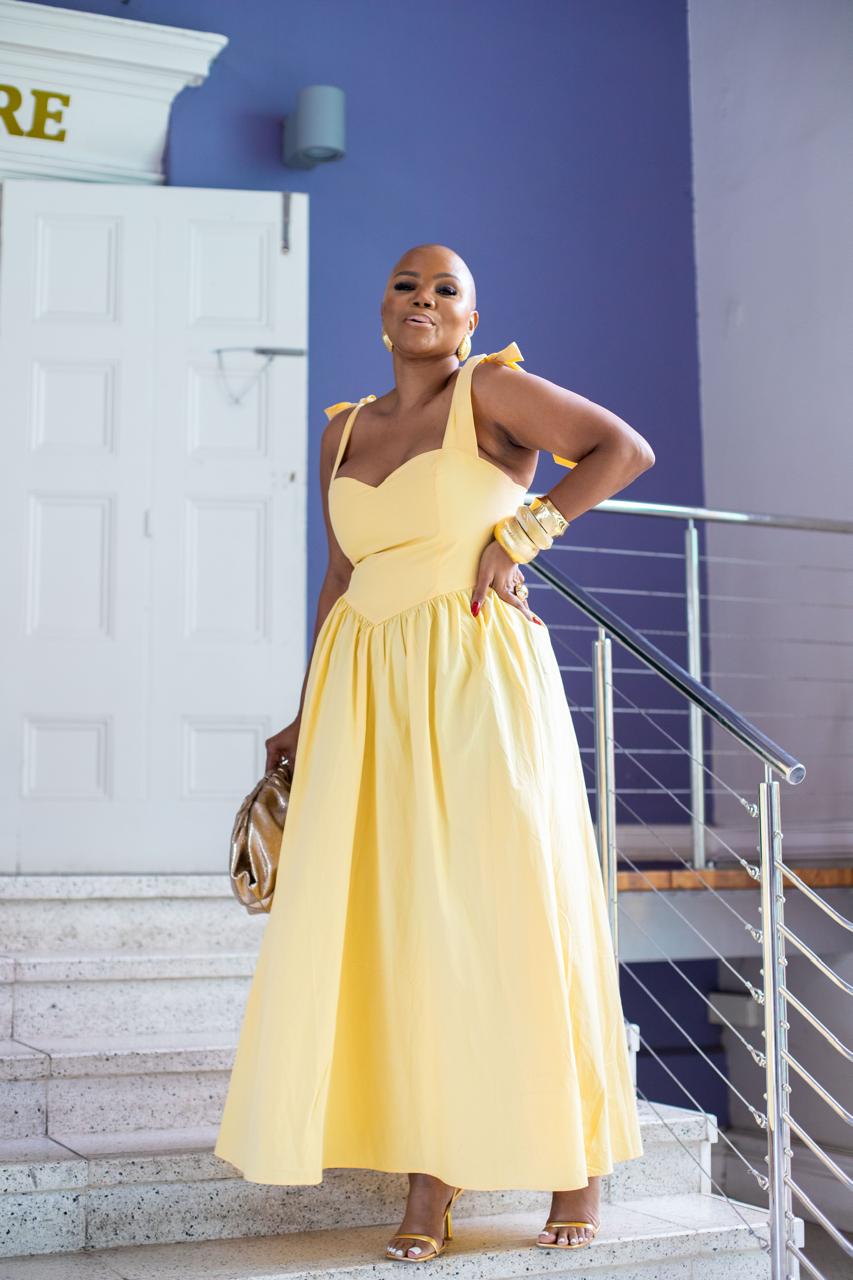 Butter Lace-Up Dress