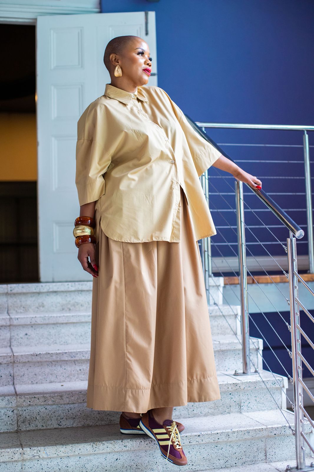 Khaki Oversized Shirt