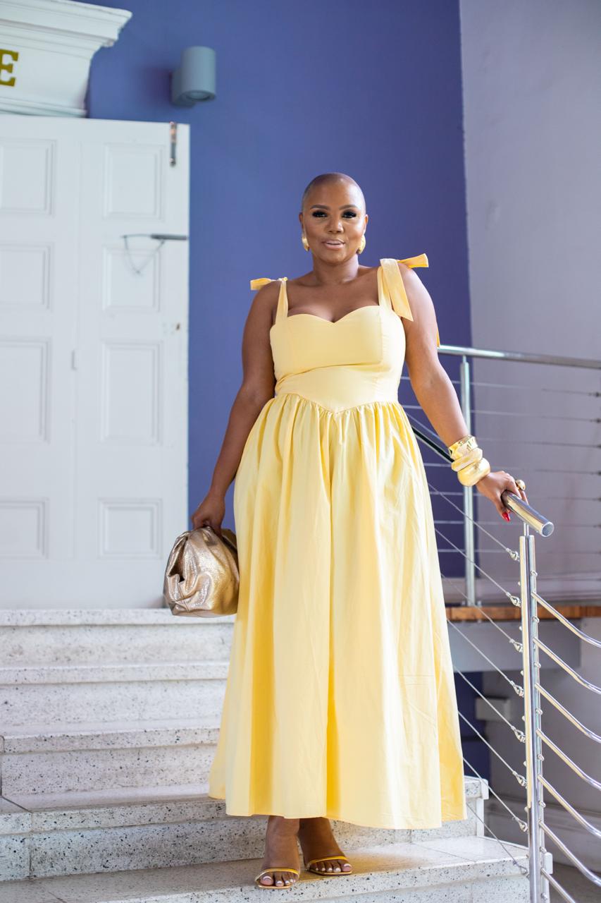 Butter Lace-Up Dress