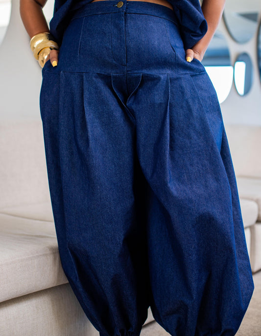 Denim Harem  ( Available on Pre-Order )